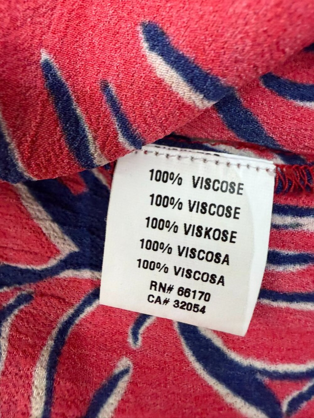 Anthropologie Bl^nk London 100% Viscose Mixed-Print Mock Neck Top Blouse Size XL - Picture 9 of 9
